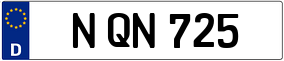 Truck License Plate